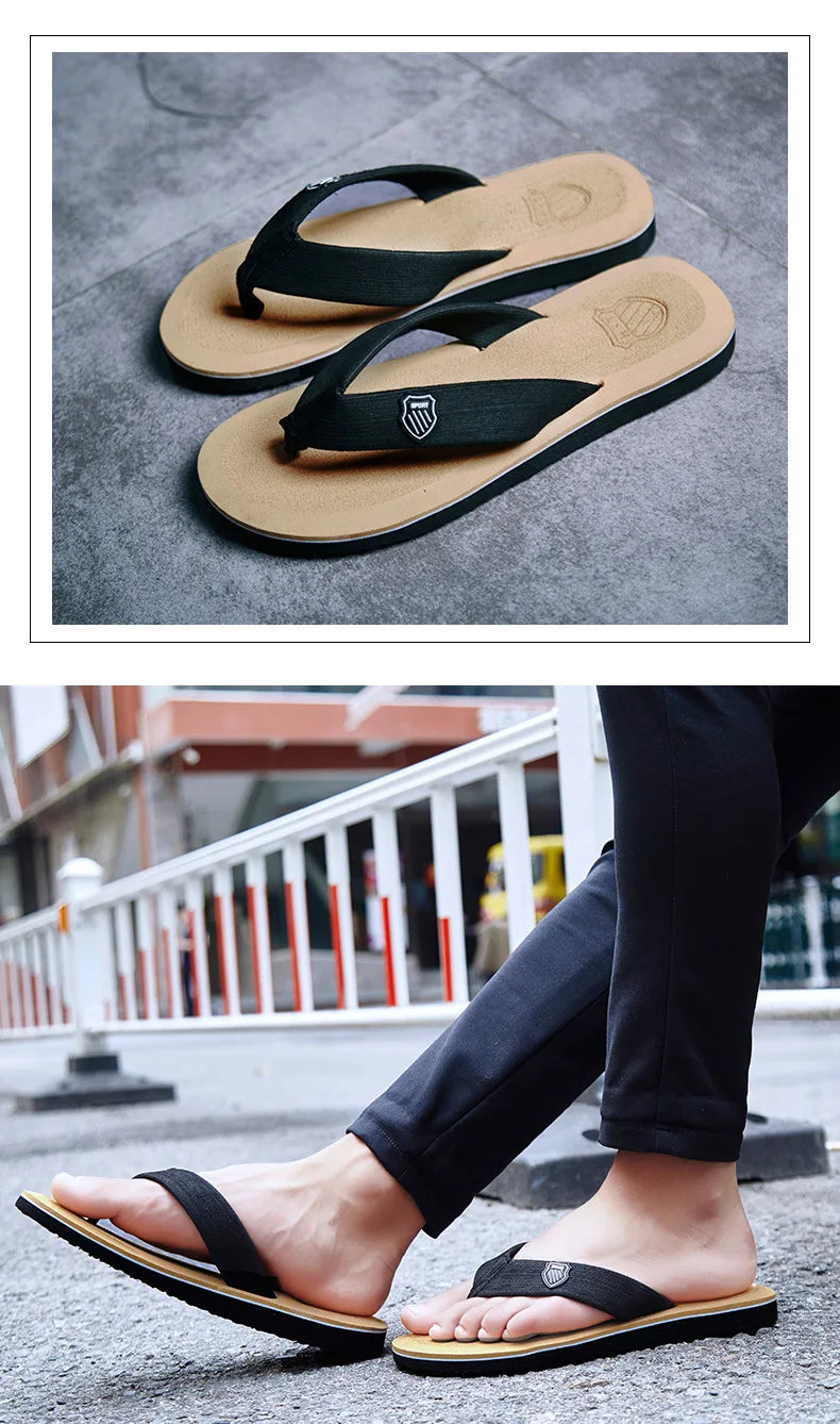 Men's Soft Beach Flip Flops