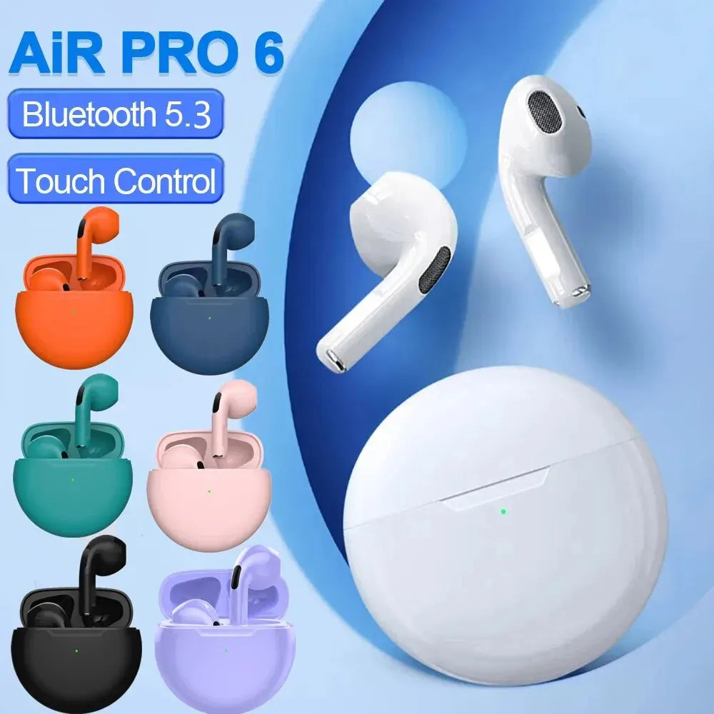 Air Pro 6 TWS Wireless Bluetooth Headset