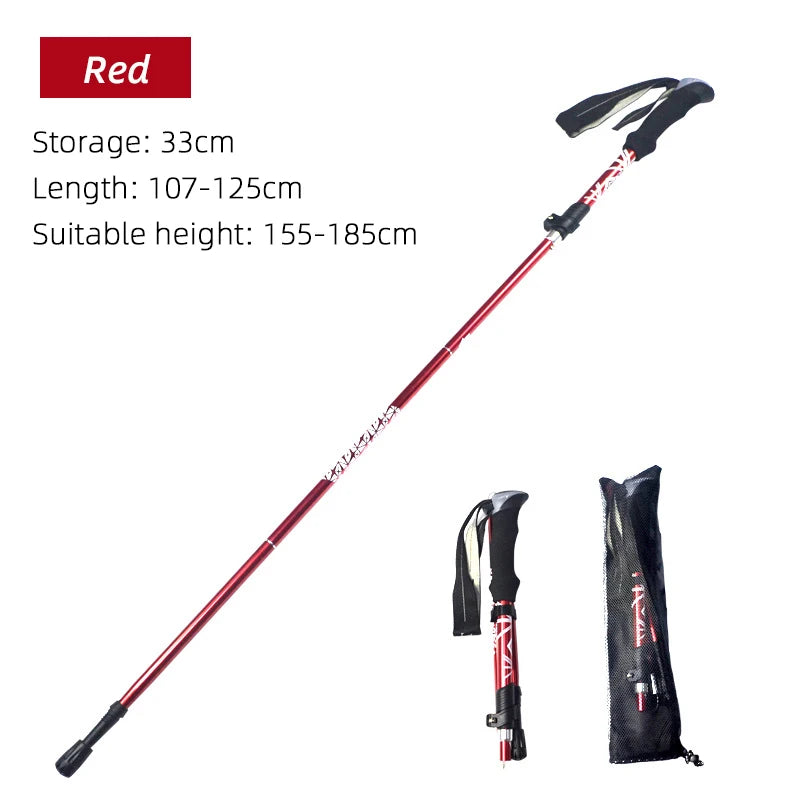 Carbon Steel Trekking Pole