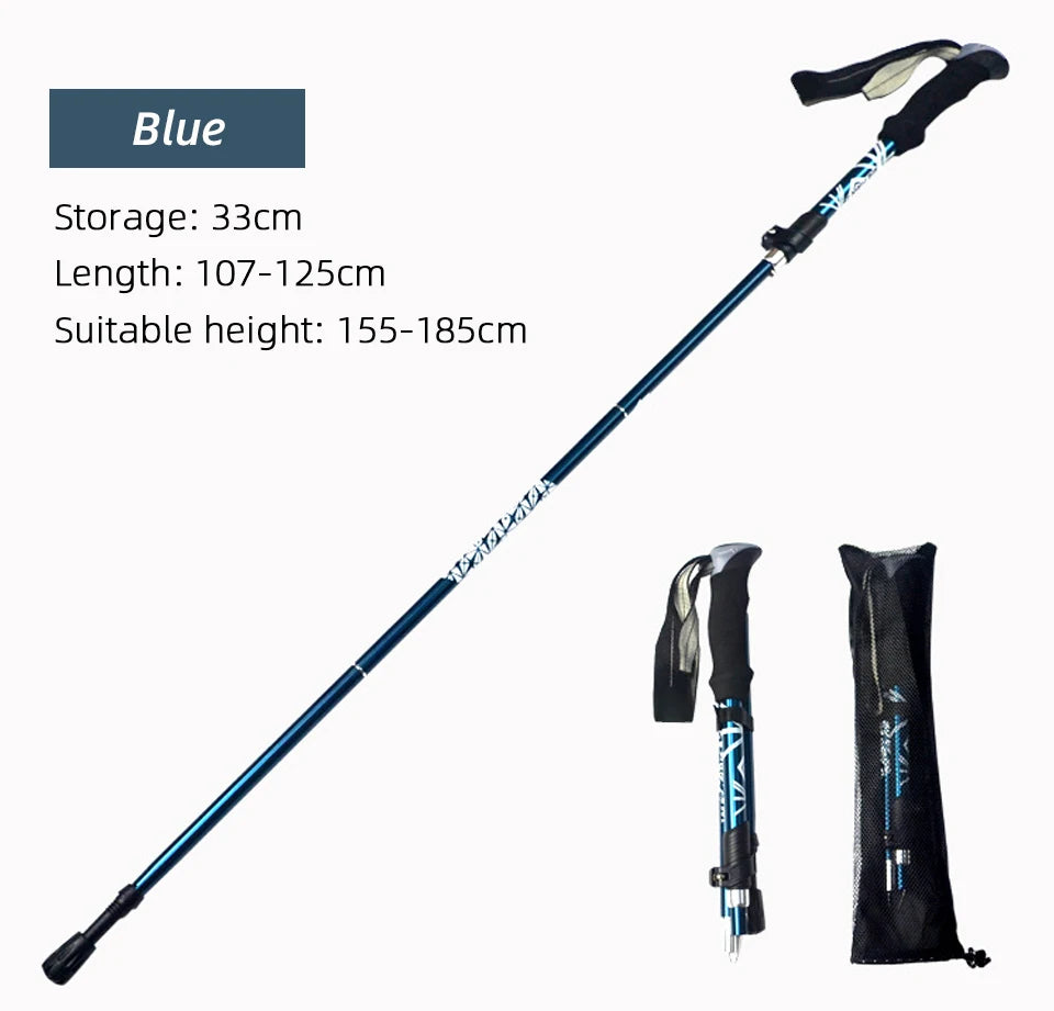 Carbon Steel Trekking Pole