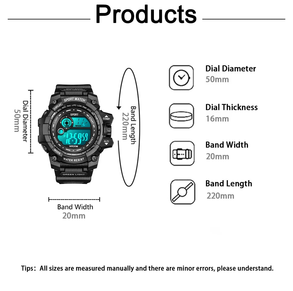 Digital Luminous Sport Watch