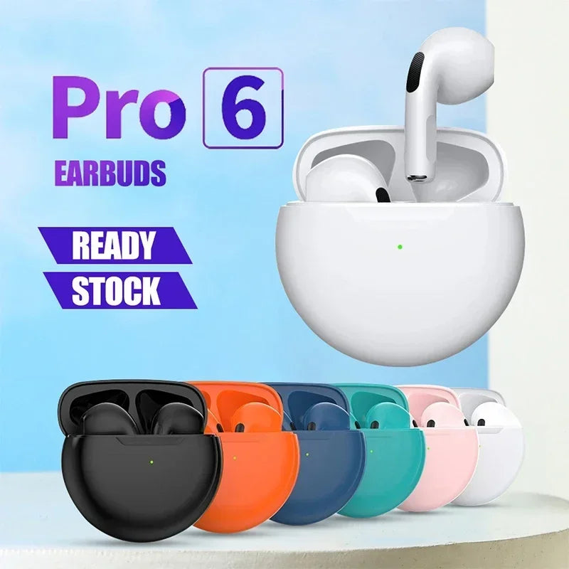 Air Pro 6 TWS Wireless Bluetooth Headset