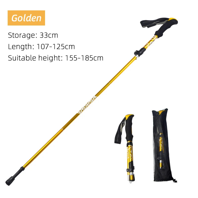 Carbon Steel Trekking Pole