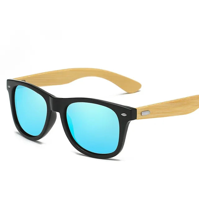 Wooden Framed UV Sunglasses