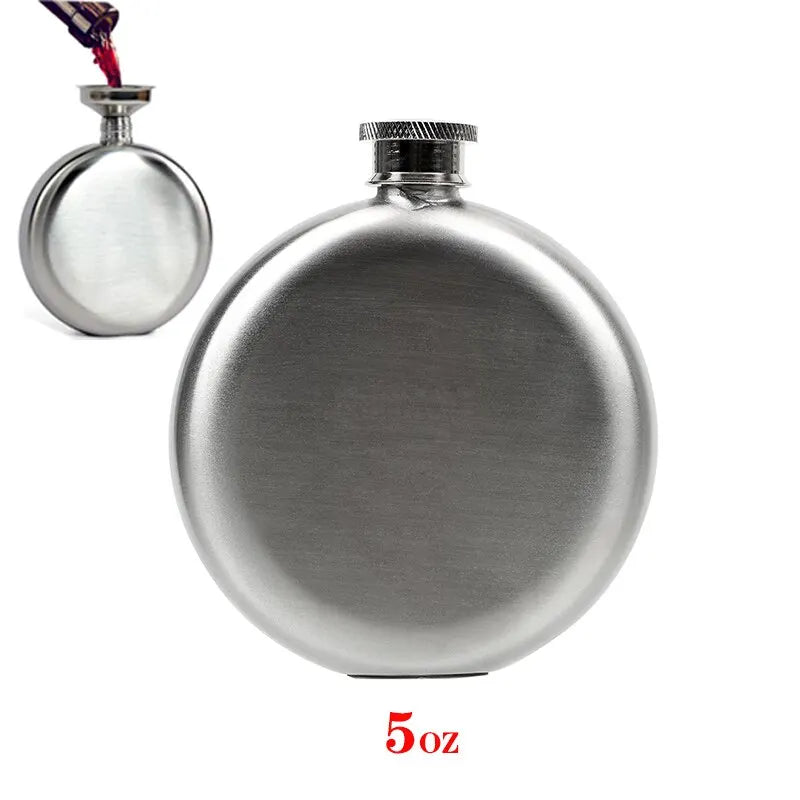 Luxury Round Bottom Hip Flask