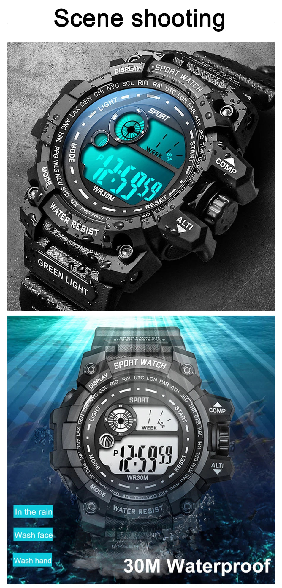 Digital Luminous Sport Watch