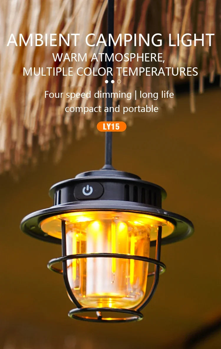 Retro Portable Camping Lantern