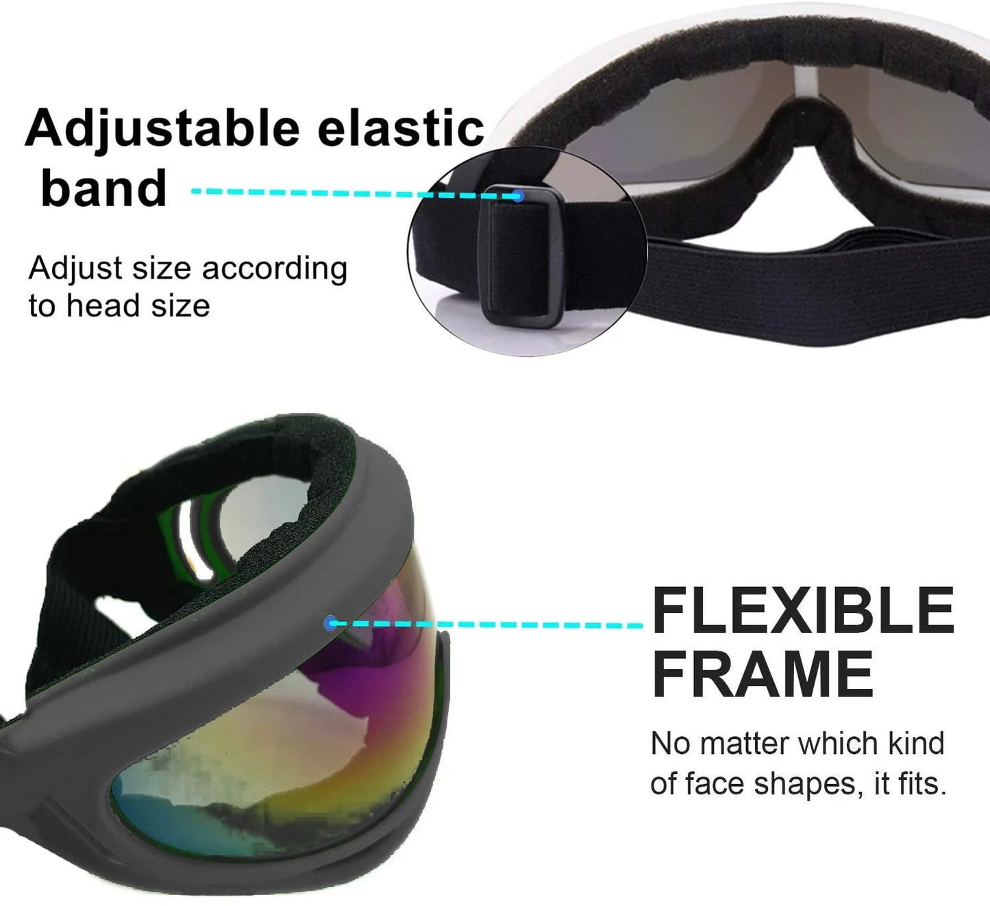 Slim Ski Goggles