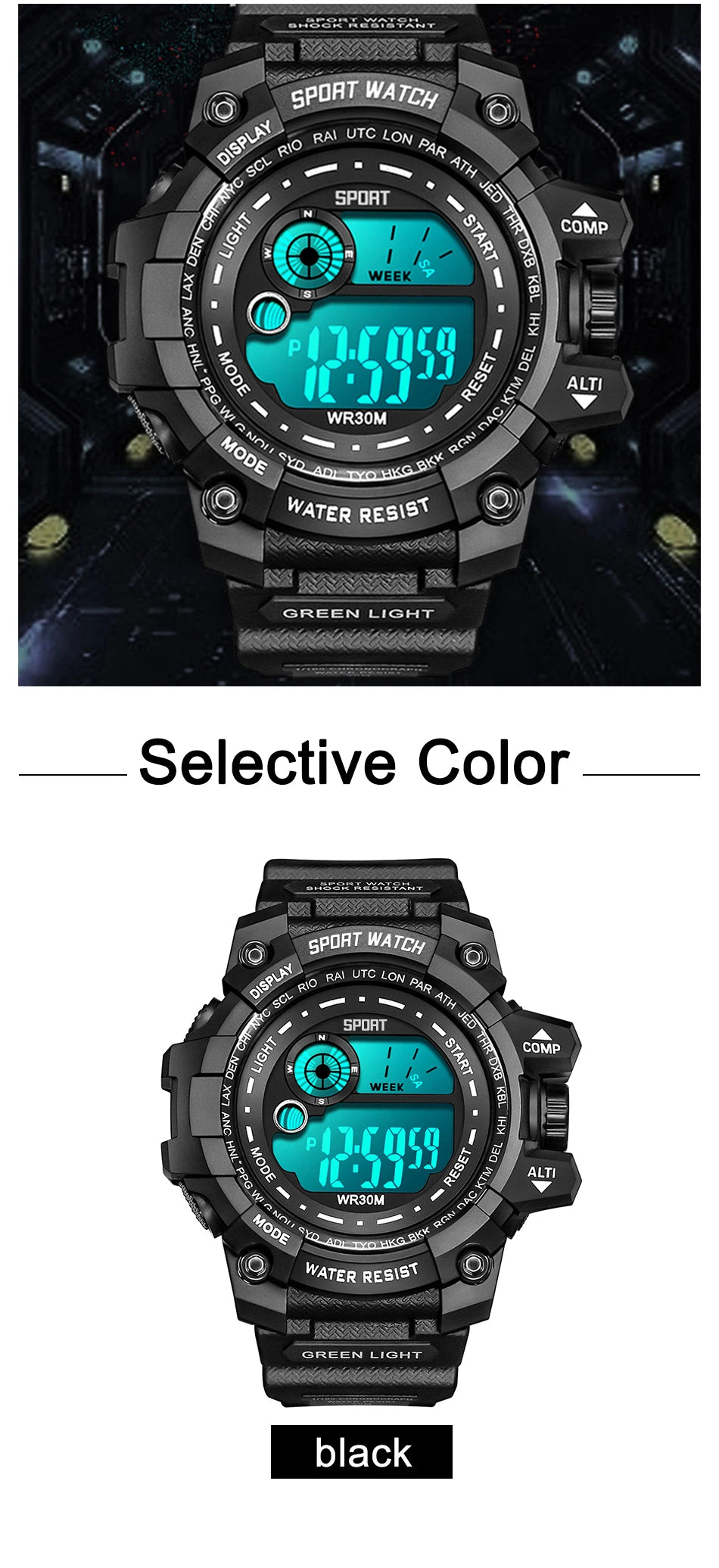 Digital Luminous Sport Watch