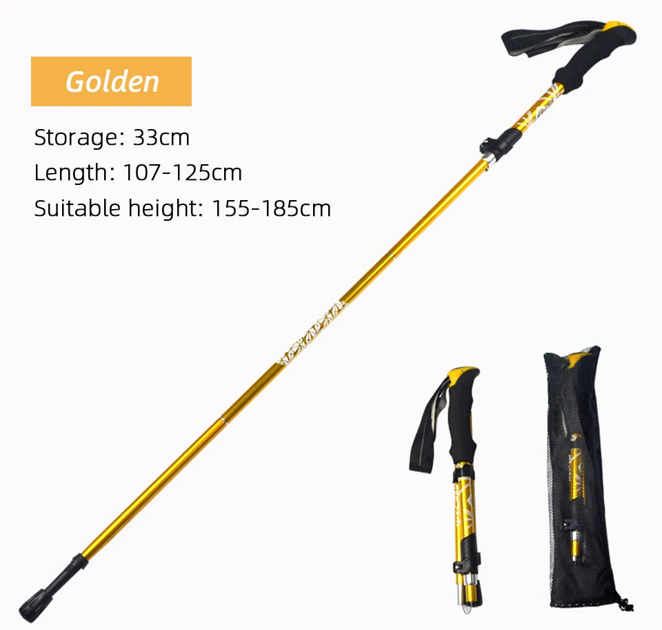 Carbon Steel Trekking Pole