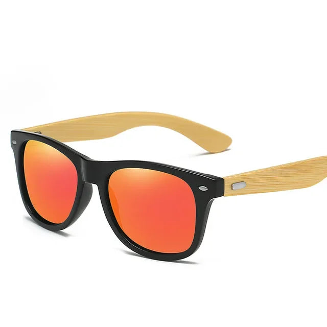 Wooden Framed UV Sunglasses