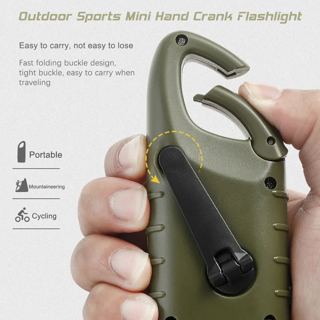 Waterproof Portable Solar LED Flashlight