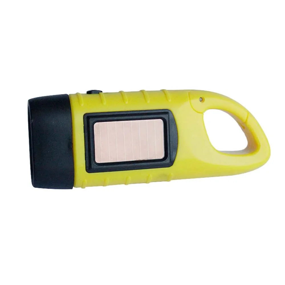 Waterproof Portable Solar LED Flashlight