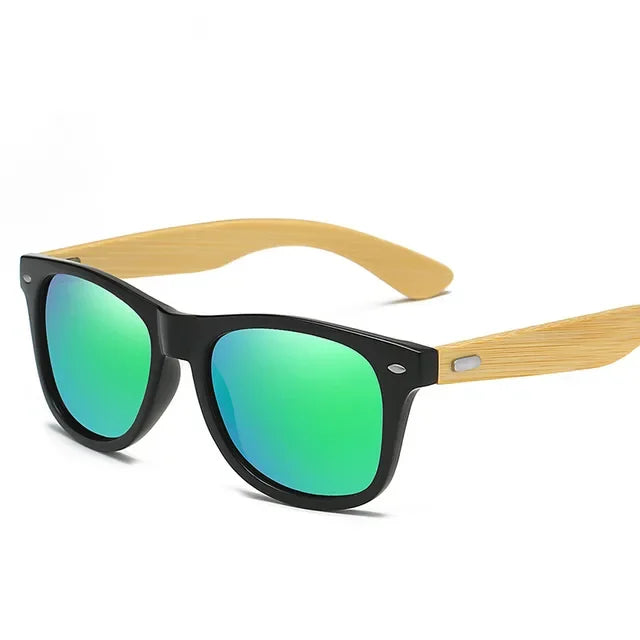 Wooden Framed UV Sunglasses